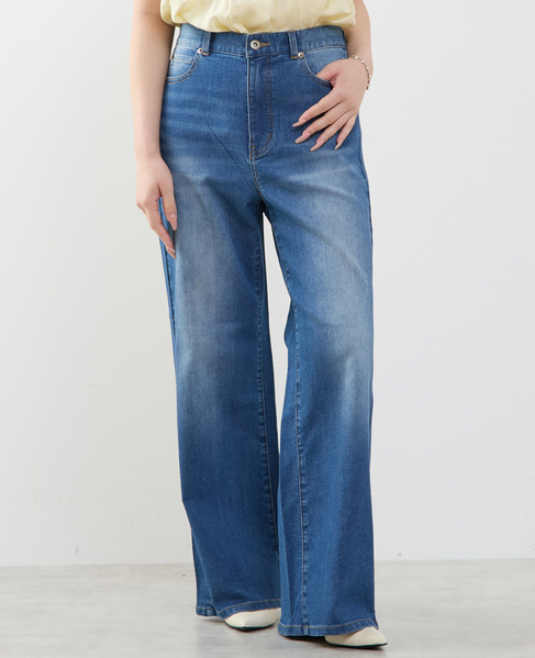 ストレッチワイドデニム 詳細画像 インディゴブルー 7