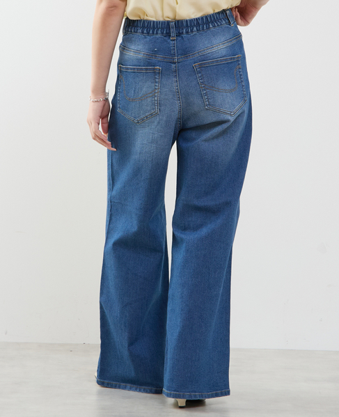 ストレッチワイドデニム 詳細画像 インディゴブルー 9