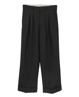 【A_ /エース】ダブルヘム 2タックパンツ