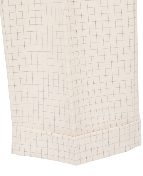 【A_ /エース】ダブルヘム 2タックパンツ 詳細画像 ベージュ系その他 8