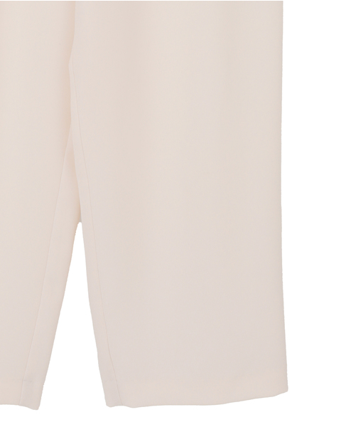 【A_/エース】ダブルクロステーパードパンツ 詳細画像 オフホワイト 19