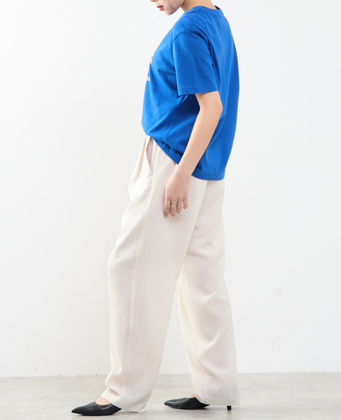 【A_/エース】ダブルクロステーパードパンツ 詳細画像 オフホワイト 6