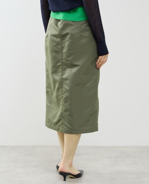 ≪撥水加工≫ミリタリーデザインサイドプリーツスカート 詳細画像 カーキ 7