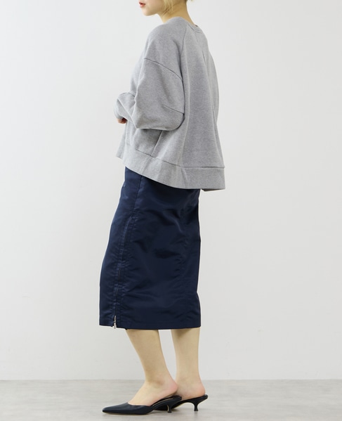 ≪撥水加工≫ミリタリーデザインサイドプリーツスカート 詳細画像 ネイビー 11