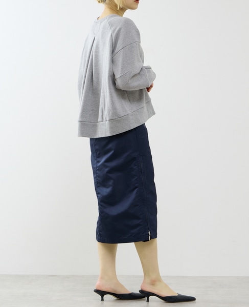 ≪撥水加工≫ミリタリーデザインサイドプリーツスカート 詳細画像 ネイビー 13