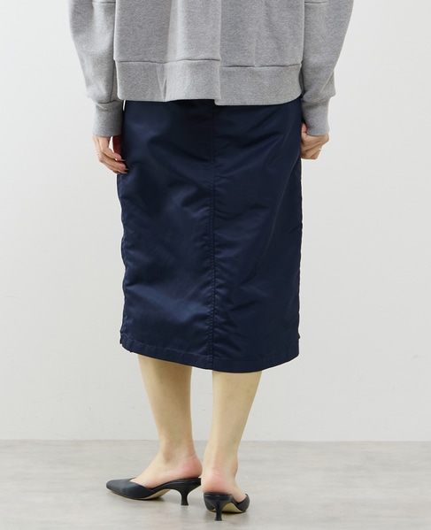 ≪撥水加工≫ミリタリーデザインサイドプリーツスカート 詳細画像 ネイビー 7