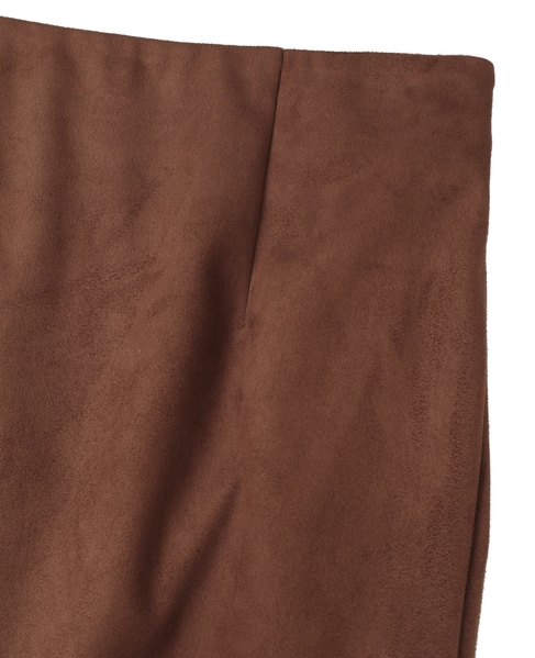 ウエストゴムIラインスカート 詳細画像 ブラウン 10