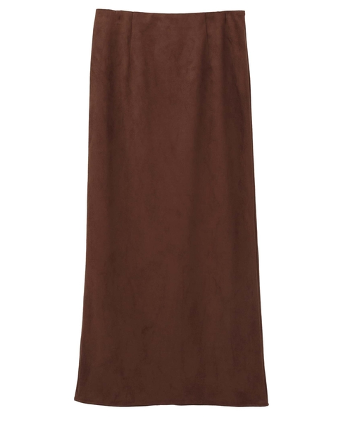 ウエストゴムIラインスカート 詳細画像 ブラウン 8