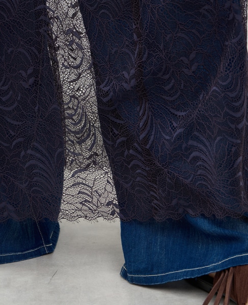 レーススカート 詳細画像 ネイビー 13