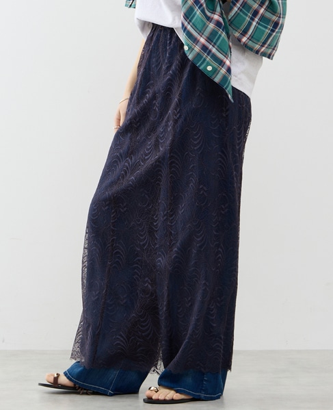 レーススカート 詳細画像 ネイビー 2