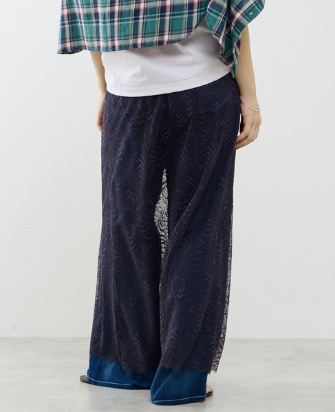 レーススカート 詳細画像 ネイビー 3