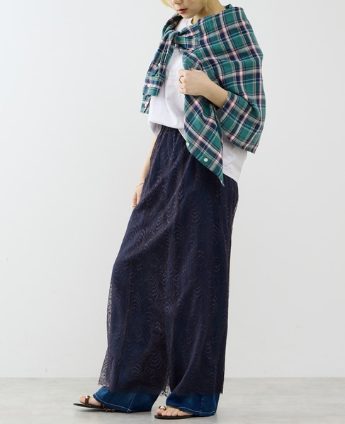 レーススカート 詳細画像 ネイビー 5