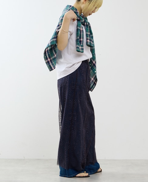 レーススカート 詳細画像 ネイビー 7