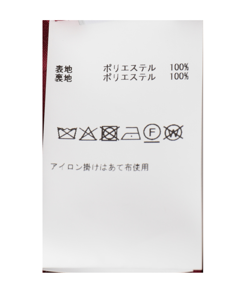 【A_/エース】ウエストゴムワッシャープリーツスカート 詳細画像 ボルドー 7