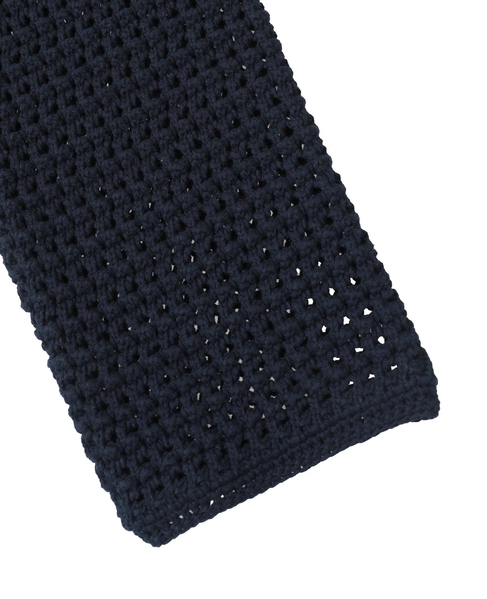 クロシェ風ニットカーディガン 詳細画像 ネイビー 11