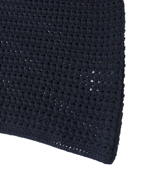 クロシェ風ニットカーディガン 詳細画像 ネイビー 12