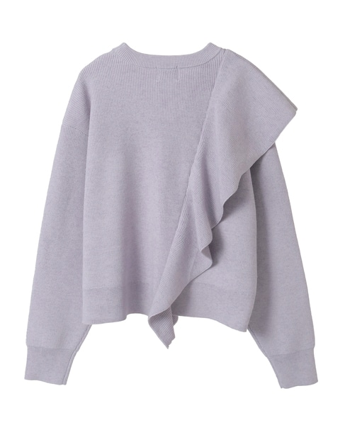 フリル付きニット 詳細画像 ラベンダー 13