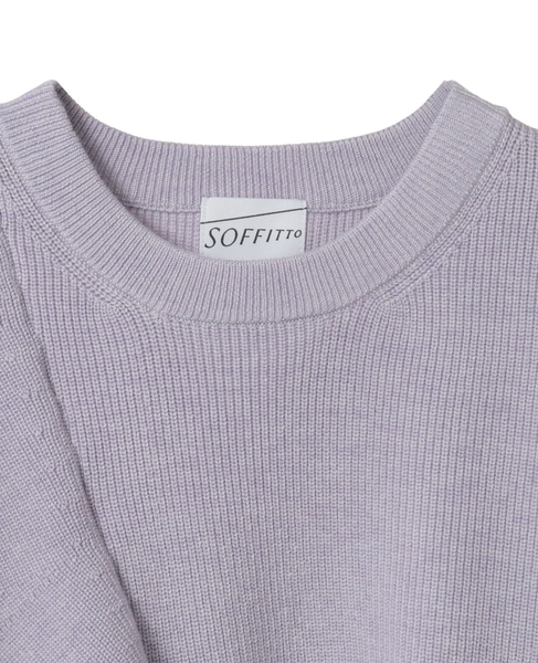 フリル付きニット 詳細画像 ラベンダー 14