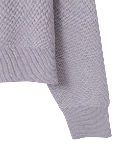 フリル付きニット 詳細画像 ラベンダー 15