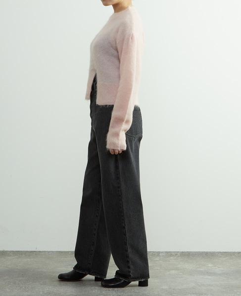 【A_/エース】アルパカ混クルーネックニット 詳細画像 ピンク 6