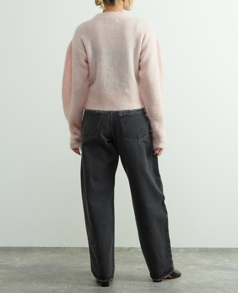 【A_/エース】アルパカ混クルーネックニット 詳細画像 ピンク 8