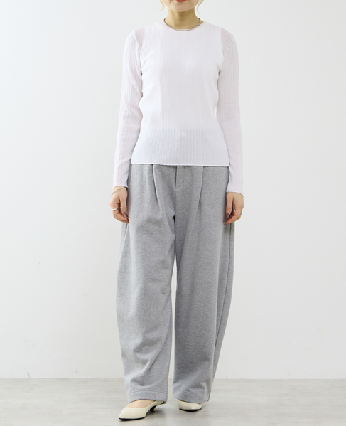 サイドスリットリプニット 詳細画像 ホワイト 5