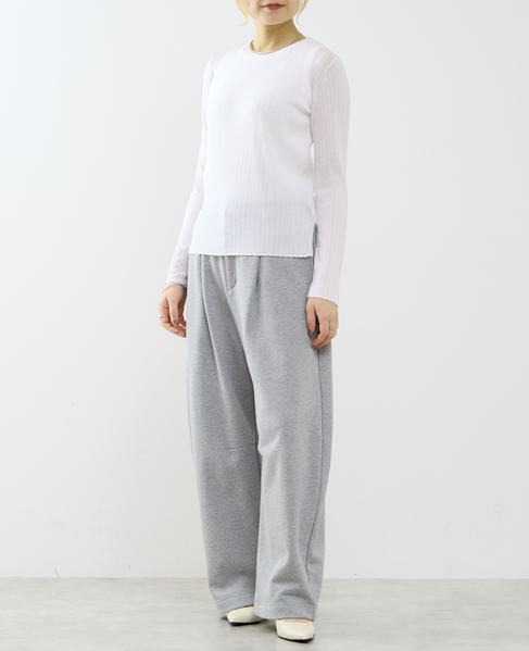 サイドスリットリプニット 詳細画像 ホワイト 6