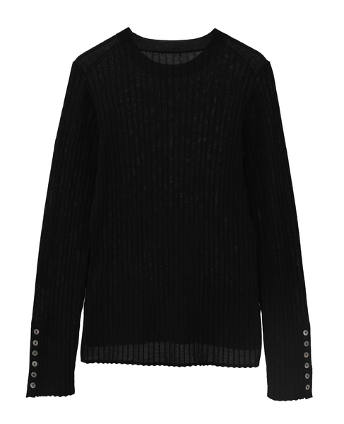 サイドスリットリプニット 詳細画像 ブラック 11