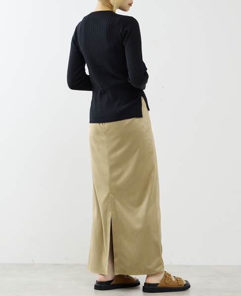 サイドスリットリプニット 詳細画像 ブラック 6