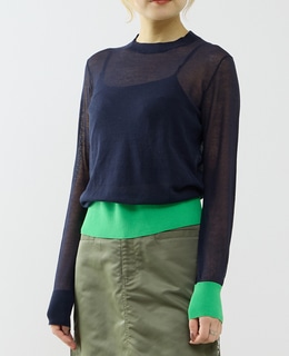 【A_/エース】ハイゲージニットプルオーバープルオーバー