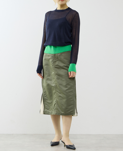 【A_/エース】ハイゲージニットプルオーバープルオーバー 詳細画像 ダークネイビー 4