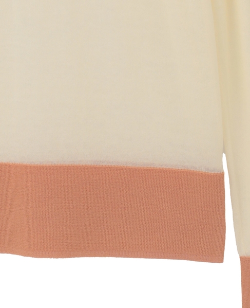 【A_/エース】ハイゲージニットプルオーバープルオーバー 詳細画像 オフホワイト 14