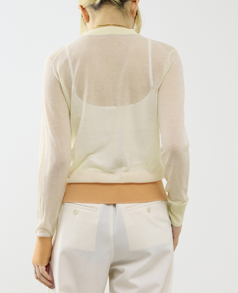 【A_/エース】ハイゲージニットプルオーバープルオーバー 詳細画像 オフホワイト 5