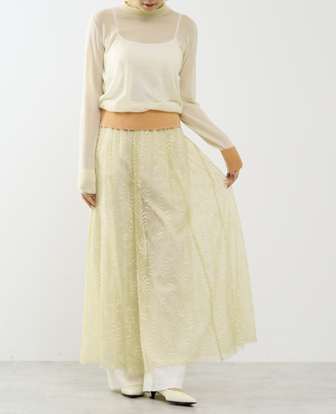 【A_/エース】ハイゲージニットプルオーバープルオーバー 詳細画像 オフホワイト 7