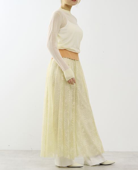 【A_/エース】ハイゲージニットプルオーバープルオーバー 詳細画像 オフホワイト 8