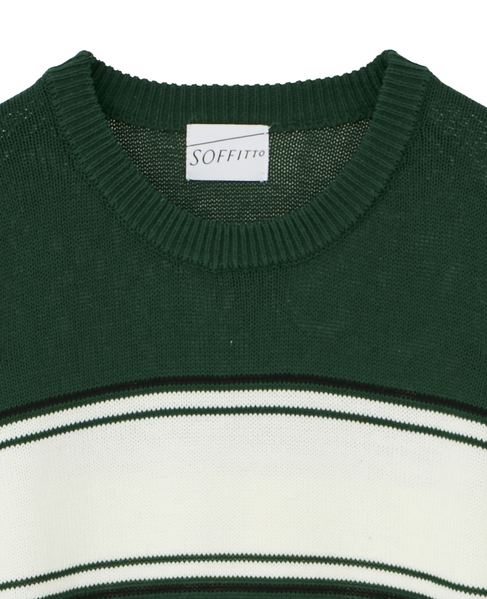 パフスリーブニット 詳細画像 グリーン 10