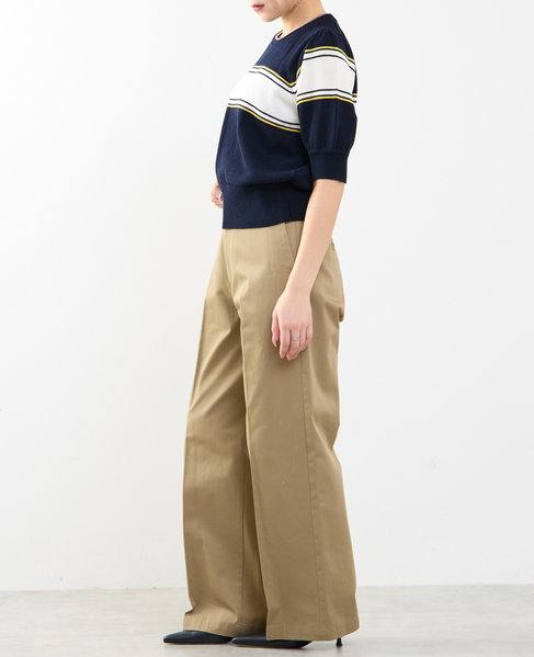 パフスリーブニット 詳細画像 ネイビー 5