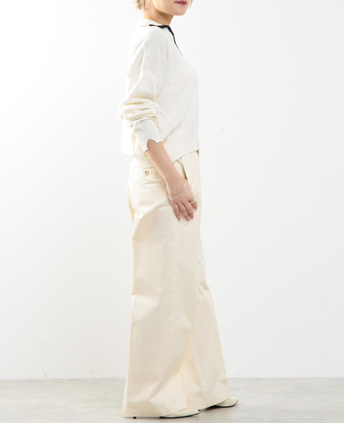 かぎ針刺繍スキッパーニット 詳細画像 オフホワイト 6