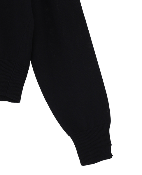 かぎ針刺繍スキッパーニット 詳細画像 ネイビー 11