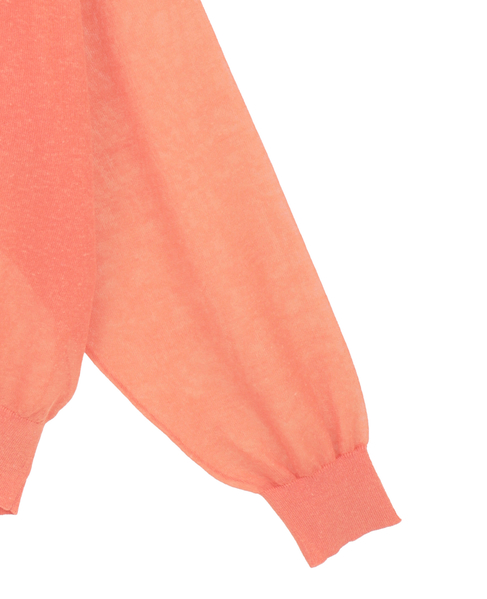 テンセルリネンVネックシアーニット 詳細画像 コーラル 12