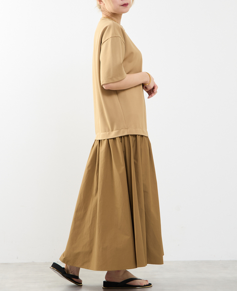 ドッキングワンピース 詳細画像 ダークベージュ 2