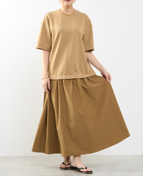 ドッキングワンピース 詳細画像 ダークベージュ 5