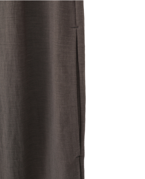 ストレートシルエットノースリーブワンピース 詳細画像 ブラウン 7