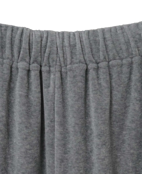 【A_/エース】カットベロアパンツ 詳細画像 杢グレー 10