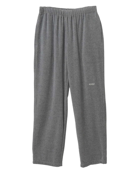 【A_/エース】カットベロアパンツ 詳細画像 杢グレー 8