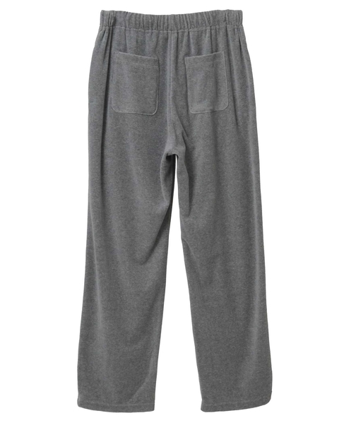 【A_/エース】カットベロアパンツ 詳細画像 杢グレー 9