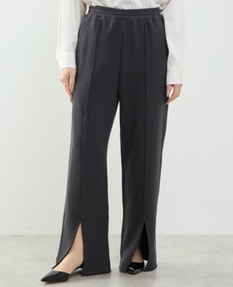 【A_/エース】裏毛スリットパンツ