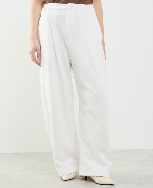 カーブシルエットスウェットパンツ 詳細画像 オフホワイト 1