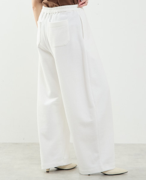 カーブシルエットスウェットパンツ 詳細画像 オフホワイト 3