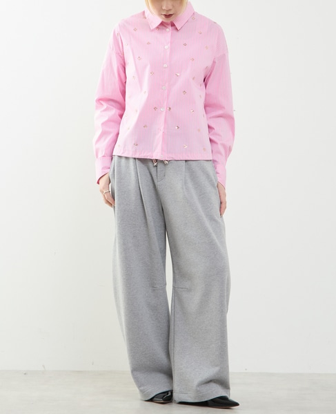 カーブシルエットスウェットパンツ 詳細画像 トップグレー 5